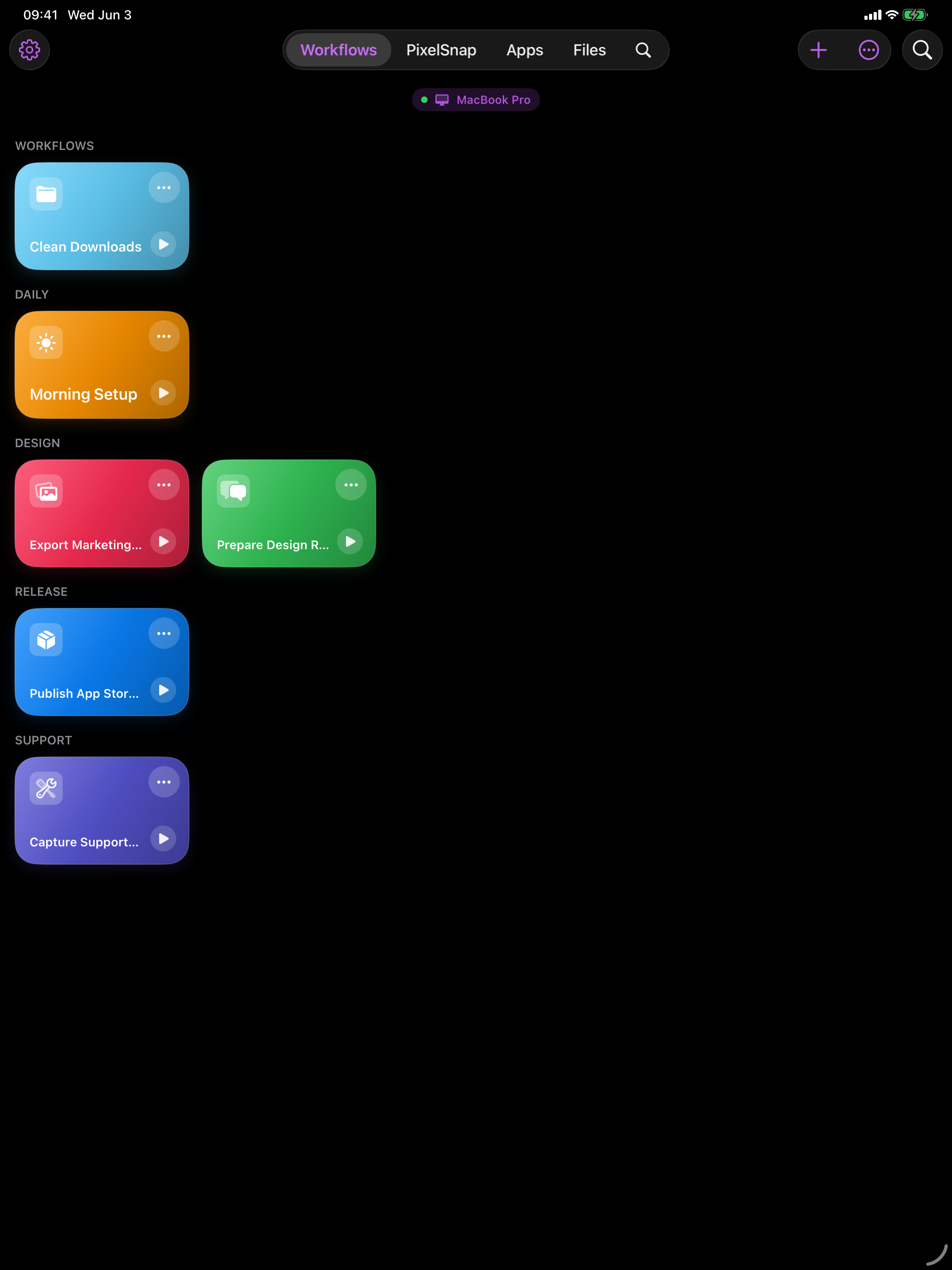 Cuevello modal blocker screen on iPad
